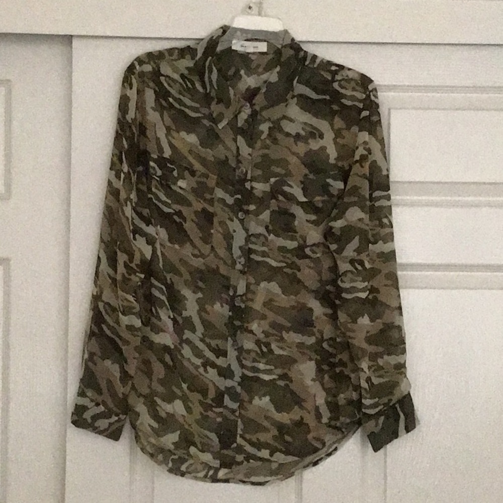 Camouflage blouse